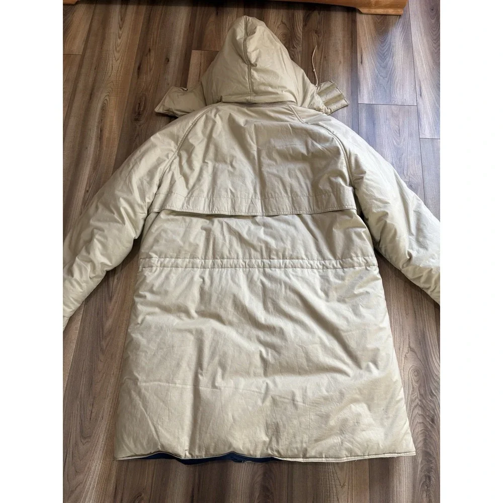 Vintage Black Sheep Brand Down Puffer Hunting Coat Jacket Field Tan Sz‎ XL Men's